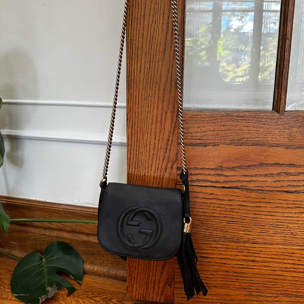Gucci Black Mini Bag with Chain Strap